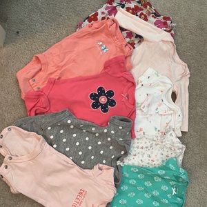 Girls NB onesies